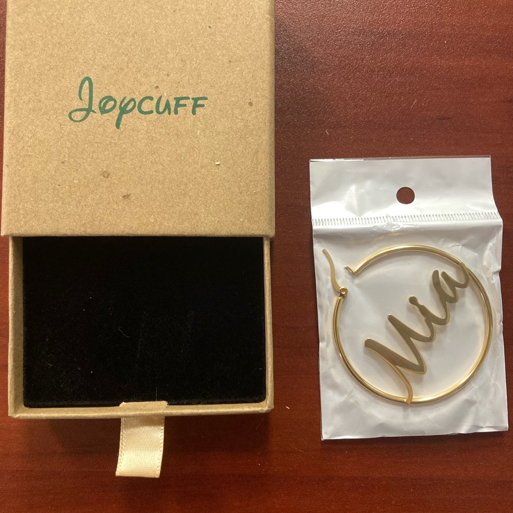 Joycuff Gold Hoop Earrings